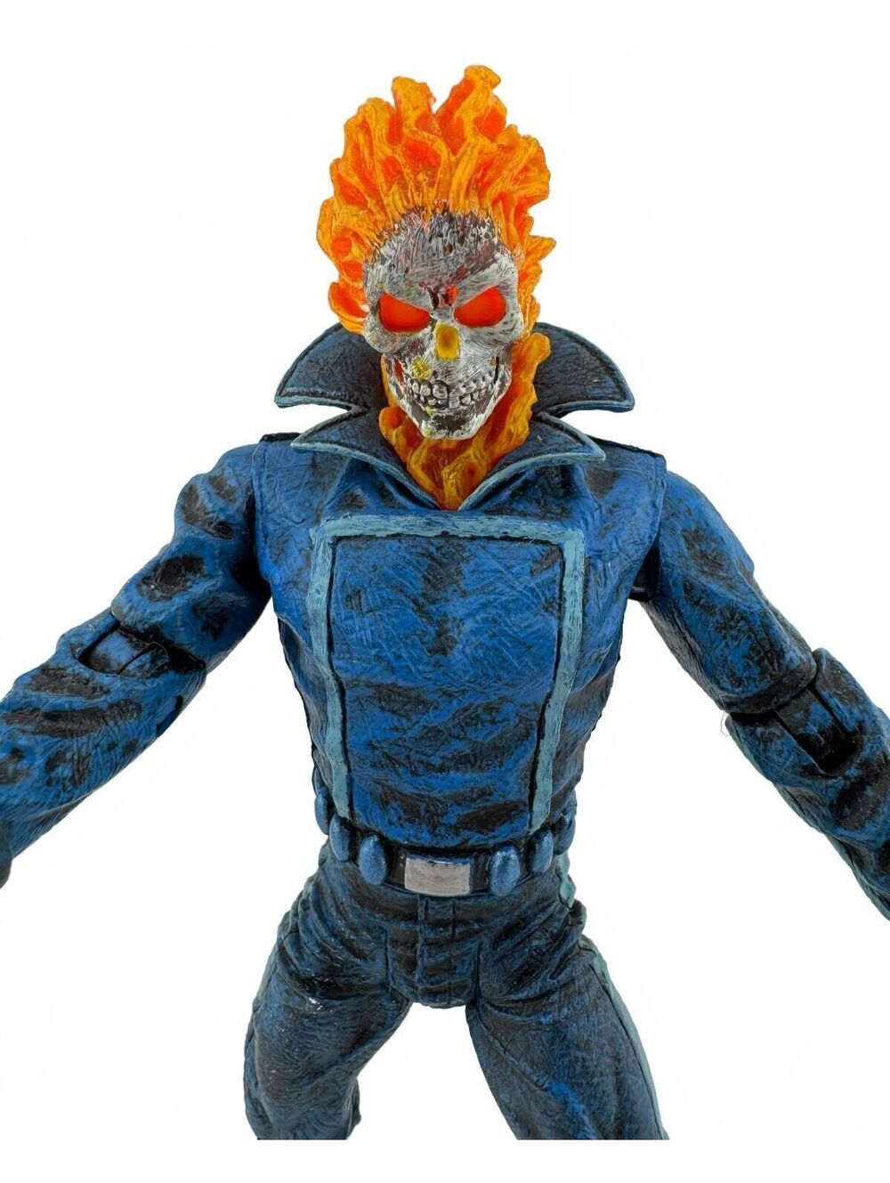2007 Marvel Select Ghost Rider Figure Hellfire Base - Picture 4 of 9